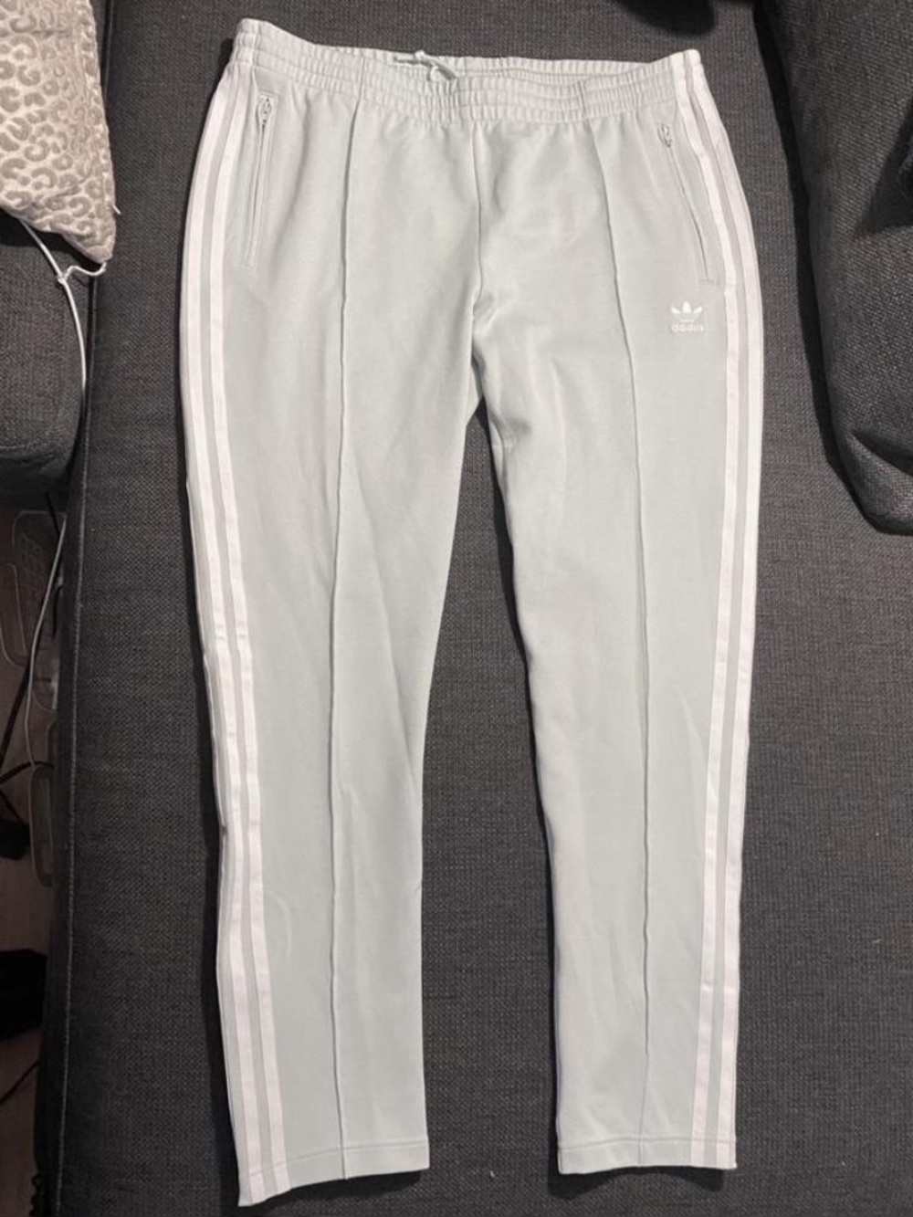 adidas Originals SST Superstar Track Pants Mint Vapour Green ED7572 Women’s L - Picture 5 of 11